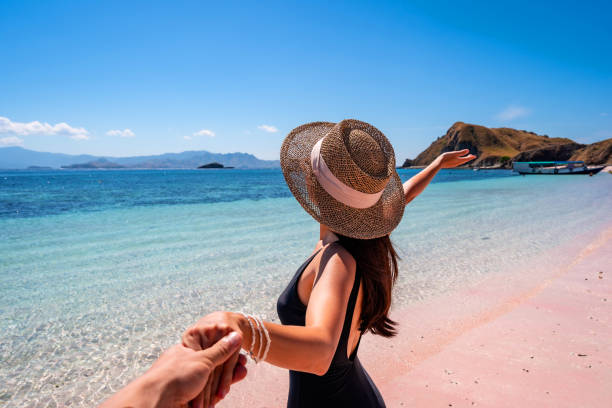 Pink Beach in Komodo Island